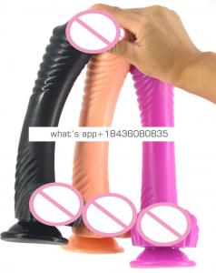 Realistic dildo strong suction cup black dildosex toys for woman